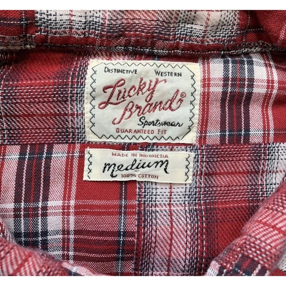 Lucky Brand Mens Pearl Snap Western Shirt - Picture 3 of 5